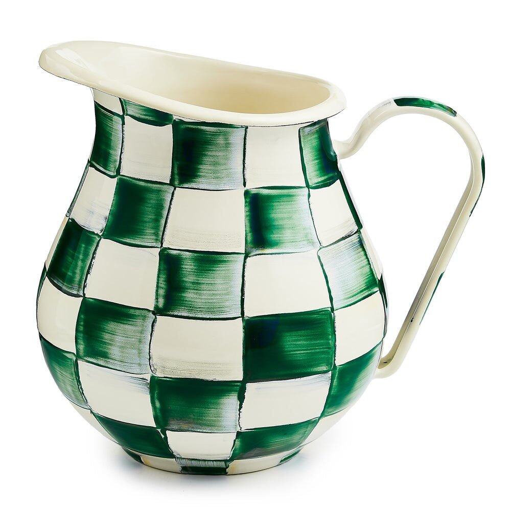 Emerald Check Pitcher (2.84 liters)