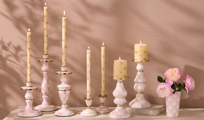 Enamel Dinner Candlestick Holder - Set of 4 pcs