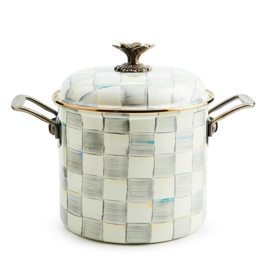 Mackenzie-Childs Sterling Check Stockpot